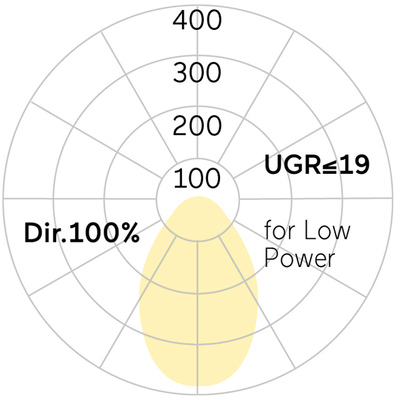 Lightnet LED-Einbauleuchte 3000K, silber LF3AEE-830E-L615
