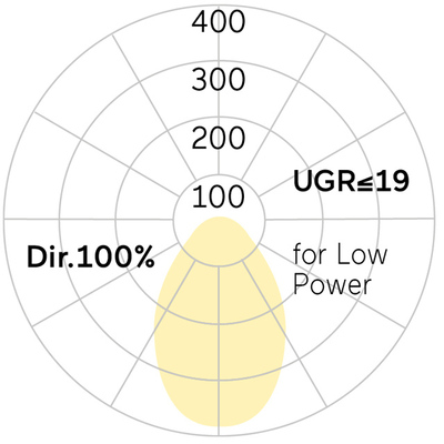 Lightnet LED-Einbauleuchte 3000K, silber LF5AEL-830M-L2075