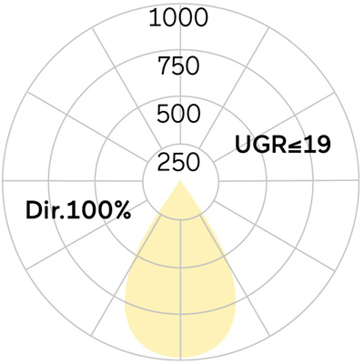 Lightnet LED-Einbauleuchte 3000K, silber LFXLEE-830E-L1733-A