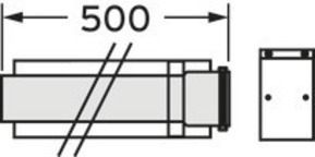 Vaillant Paket 1.54 Luft-/Abgasführ 0010048816