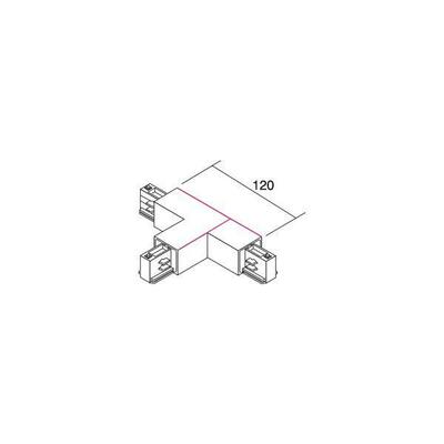 Brumberg Leuchten T-Verbinder sw, Schutzleiter rts 88128080