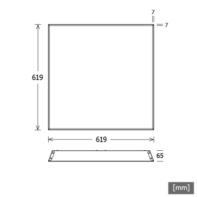 LTS Licht&Leuchten LED-Einlegeleuchte 3000K DALI PLL-ECO 5940625301DA