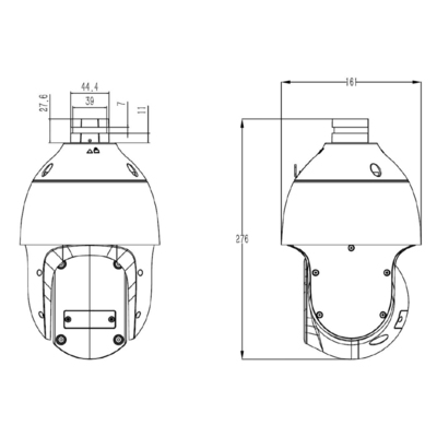 Grothe 2MPX IP PTZ-Kamera NEIUS Platinium VK 1099/386