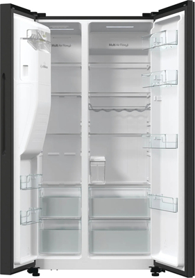 Hisense Kühl/Gefrierkombi SbS dark steel look RS5P535NTFE