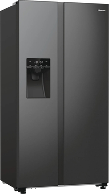Hisense Kühl/Gefrierkombi SbS dark steel look RS5P535NTFE