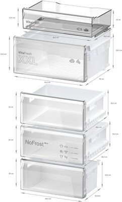 Bosch MDA Kühl/Gefrierkombi KGN392I1F