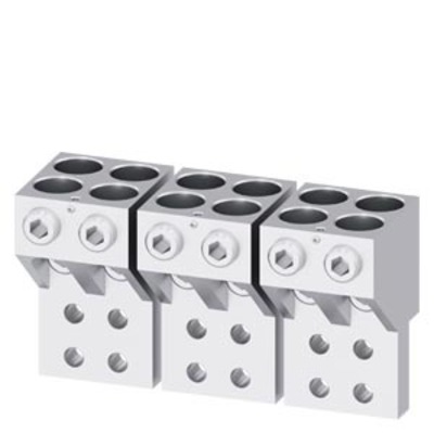 Siemens Dig.Industr. Rundleiteranschlussklemme für 4 Kabel, 3 St. 3VA9603-0JJ45