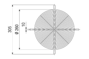 Maico Ansaugschutzgitter f.Nennweite 20-25-50 SGEI M 20-25-50