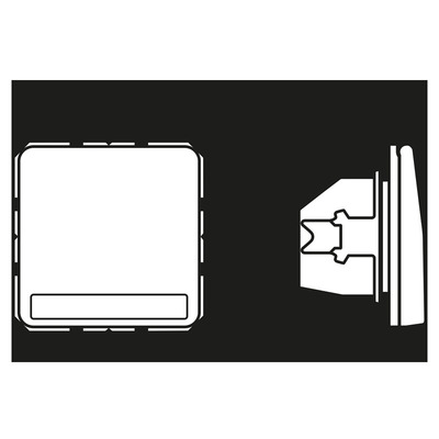 Jung SCHUKO-Steckdose 16A 250V Klappdeckel CD 1520 BFNAKL