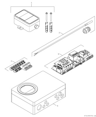 Bosch Thermotechnik Elektro-Heizkessel wandh. 6 kW, 3-stufig TH35006