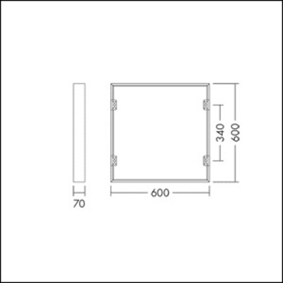 THORNeco Aufbaurahmen M600 TECO SURFA #96701909