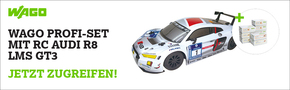 WAGO GmbH & Co. KG PROFI-SET mit RC Audi R8 GT3 887-1052