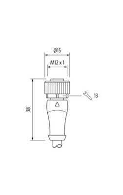 Murrelektronik Anschlussleitung 7000-12241-6351500