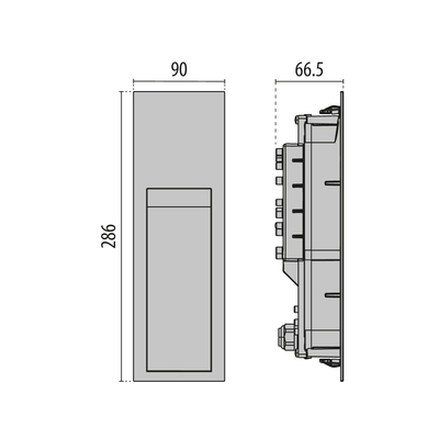 Performance in Light LED-Wandeinbauleuchte 4000K 3118198