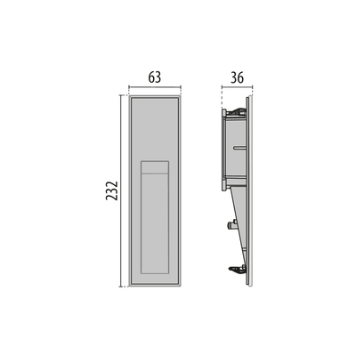 Performance in Light LED-Wandeinbauleuchte 3000K 3118538