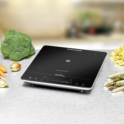 Rommelsbacher Induktion Einzelkochplatte Slim Slider Glasker. CT 2020/IN