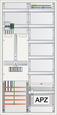 ABN Zählerschrank 3Pkt 1Z 1V 1APZ S27ZA210