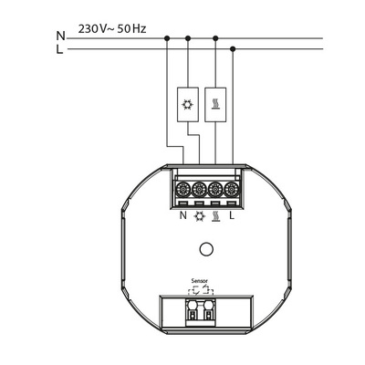 Eberle Controls UP-Uhrenthermostat FIT 3Rw / weiß