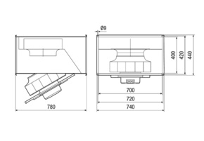 Maico Kanalventilator Kanal 700x400 DPK 35/1 EC