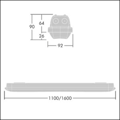Thorn LED-Feuchtraumleuchte 840 AQFPRO L #92903815