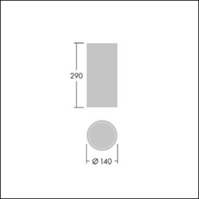 Thorn LED-Anbauleuchte 930, anthr. CESAR AMP #96701257