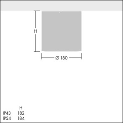 Thorn LED-Einbauleuchte 840 CHAL3 MSF #96108670