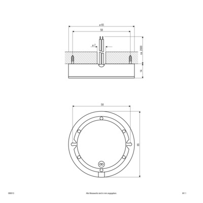 EVN Lichttechnik P-LED Möbel Ein_/Anbaul. IP20,350mA,3W,3000K 089013 chr-sat