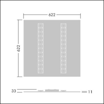 Thorn LED-Einbauleuchte 840 OMEGA M #96636366