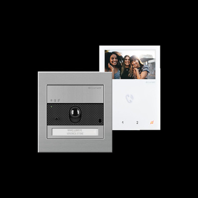 Comelit Group Einfamilienhauskit Ultra 1WEMonitorMiniHF,SB2 KVU8190V