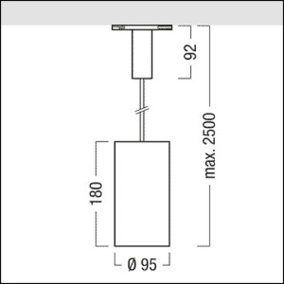 Zumtobel Group LED-Pendelstrahler 930, weiß V2-PM 2400 #60510485