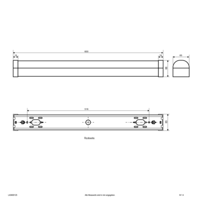 EVN Lichttechnik LED-Anbauleuchte MC, ML LAS600125