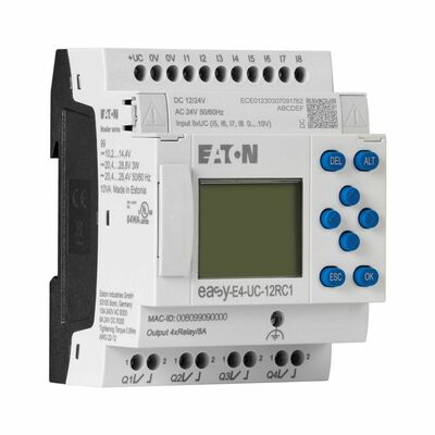 Eaton Steuerrelais 12/24VDC,24VAC EASY-E4-UC-12RC1