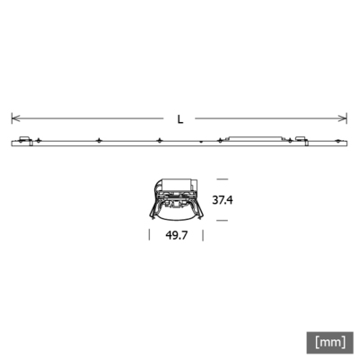 LTS Licht&Leuchten LED-Lichteinsatz 840, DALI LKL060118401125U19D.