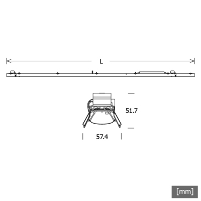LTS Licht&Leuchten LED-Lichteinsatz 840, DALI LKL0701084022451D.NO