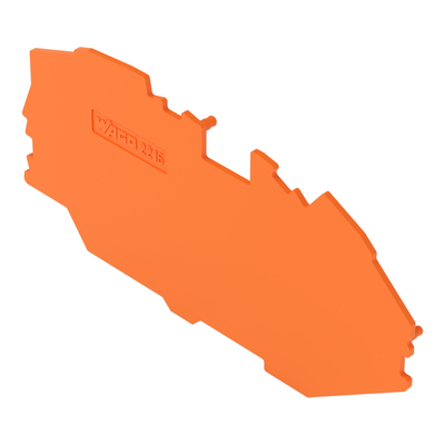 WAGO GmbH & Co. KG Abschluss-/Zwischenplatte 1mm orange 2216-7692