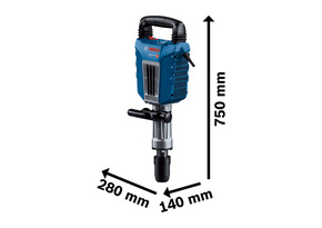 Bosch Power Tools Abbruchhammer im Handwerkerkoffer 0611344020