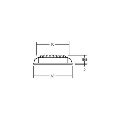 Brumberg Leuchten LED-Einbauleuchte 350mA 3000K 12090073