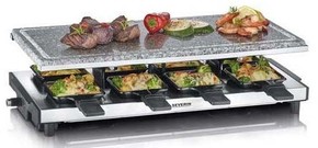 Severin Raclette-Grill m.Naturgrillstein RG 2374 eds-geb/sw