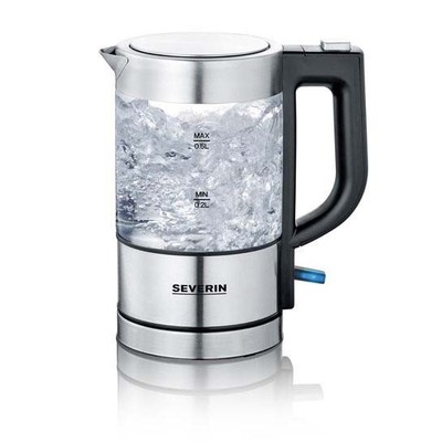 Severin Mini-Glas-Wasserkocher 0,5L,1100W WK 3472 eds-geb/sw