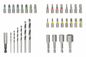 Bosch Power Tools Bit Set Extra Hard 35 tlg Pick u. Click 2607017729VE(35)