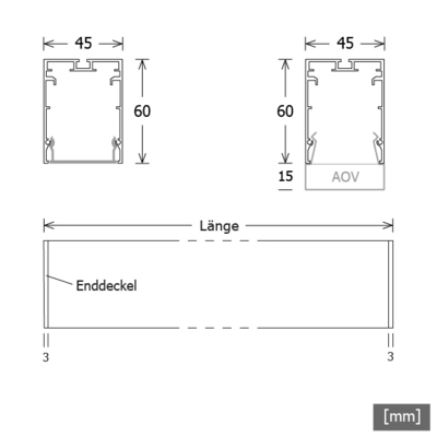 LTS Licht&Leuchten LED-Anbauleuchte 840, DALI, weiß MLA045118403AOVDA.ws