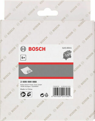 Bosch Power Tools Kunststoffbeutel GAS400A 2608000888VE(5) Bosch Power Tools Kunststoffbeutel GAS400A 2608000888VE(5)