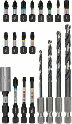 Bosch Power Tools PRO Bit Set Impact Mixed Set 20tlg 2608521U84VE(20)