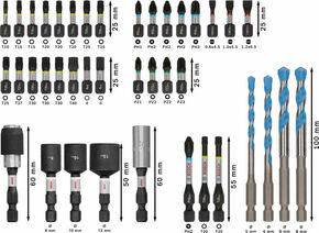 Bosch Power Tools PRO Bit Set Impact Mixed Set 40tlg 2608521U85VE(40)