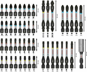 Bosch Power Tools PRO Bit Set Impact 48 tlg 2608521U88VE(48)