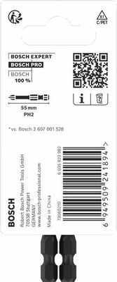 Bosch Power Tools PRO Bit Impact PH2 55mm 2608522520VE(2)