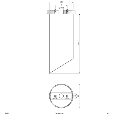 EVN Lichttechnik Deckenanbauleuchte GU10 rund weiß starr 8032001