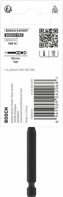 Bosch Power Tools PRO Impact Bit, T20, 90 mm 2608522535
