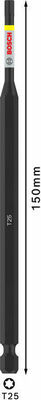 Bosch Power Tools PRO Impact Bit, T25, 150 mm 2608522539