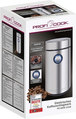 PROFICOOK Kaffeeschlagwerk 150W PC-KSW 1216 inox
